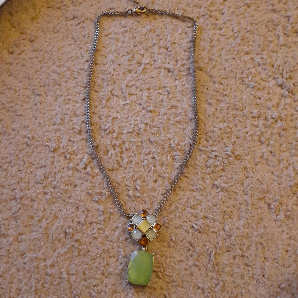 Light Green Fashion Pendant Necklace